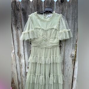 Sage Green Tulle Dress